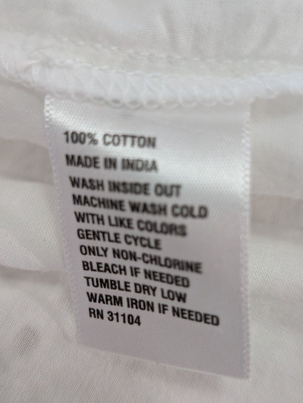 Crown & Ivy Blouse Women's PL White Eyelet Ruffle Long Sleeve Pull On Top - Picture 7 of 9